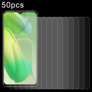 For itel Vision 5 50pcs 0.26mm 9H 2.5D Tempered Glass Film