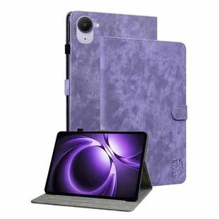 For Xiaomi Redmi K Pad 8.8 inch Tiger Pattern Flip Leather Tablet Case(Purple)