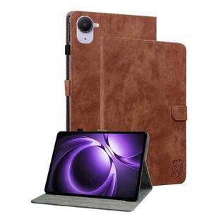 For Xiaomi Redmi K Pad 8.8 inch Tiger Pattern Flip Leather Tablet Case(Brown)