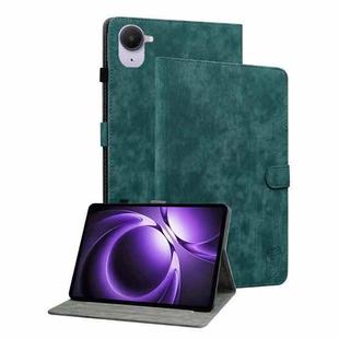 For Xiaomi Redmi K Pad 8.8 inch Tiger Pattern Flip Leather Tablet Case(Dark Green)