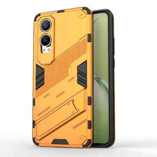 For OPPO K12x 5G Global Punk Armor 2 in 1 PC + TPU Phone Case with Holder(Orange)