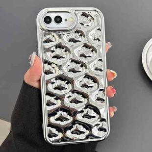 For iPhone 8 Plus / 7 Plus / 6 Plus Cloud Texture Electroplated TPU Phone Case(Silver)