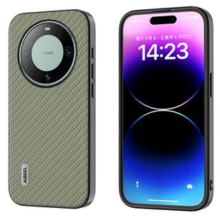 For Huawei Mate 60 ABEEL Carbon Fiber Texture Protective Phone Case(Green)