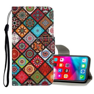 For iPhone XS Max Colored Drawing Pattern Horizontal Flip Leather Case with Holder & Card Slots & Wallet(Folk-custom)