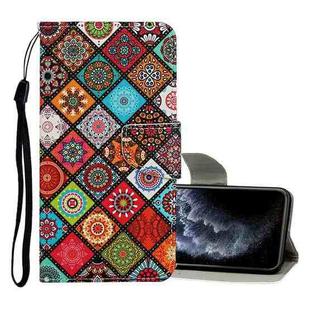 For iPhone 11 Pro Colored Drawing Pattern Horizontal Flip Leather Case with Holder & Card Slots & Wallet(Folk-custom)