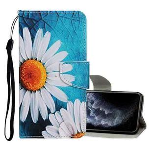 For iPhone 11 Pro Colored Drawing Pattern Horizontal Flip Leather Case with Holder & Card Slots & Wallet(Daisy)