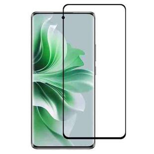 For OPPO Reno11 Pro Global 9H HD 3D Curved Edge Tempered Glass Film(Black)