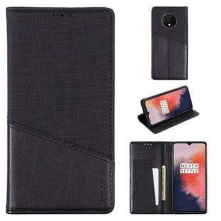 For OnePlus 7T MUXMA MX109 Horizontal Flip Leather Case with Holder & Card Slot & Wallet(Black)