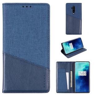 For OnePlus 7T Pro MUXMA MX109 Horizontal Flip Leather Case with Holder & Card Slot & Wallet(Blue)