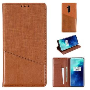 For OnePlus 7T Pro MUXMA MX109 Horizontal Flip Leather Case with Holder & Card Slot & Wallet(Brown)