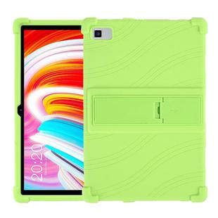 For Teclast M40 Shockproof Silicone Tablet Protective Case with Holder(Green)