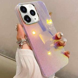 For iPhone 11 Pro Mirror Glitter IMD Phone Case(Silver)