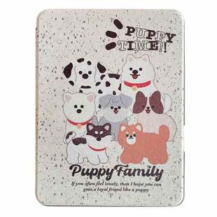 For iPad Pro 12.9 2022 / 2021 / 2020 Painted Magnetic Split Leather Tablet Case(Puppy)