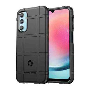 For Samsung Galaxy A24 4G Full Coverage Shockproof TPU Phone Case(Black)