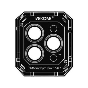 For iPhone 15 Pro WEKOME WTPC-008 Armor Sapphire Metal Lens Cover Film(Graphite Black)