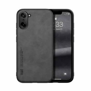For OnePlus Ace 5 Racing / Nord CE5 Skin Feel Magnetic Leather Back Phone Case(Dark Grey)