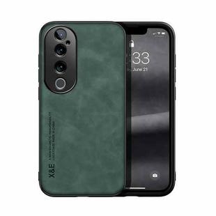 For vivo S19 Pro Skin Feel Magnetic Leather Back Phone Case(Green)