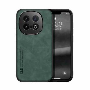 For vivo iQOO 13 Skin Feel Magnetic Leather Back Phone Case(Green)