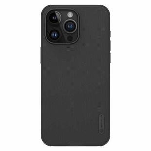 For iPhone 15 Pro Max NILLKIN Frosted Shield Pro Magnetic Magsafe Phone Case(Black)