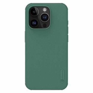 For iPhone 15 Pro NILLKIN Frosted Shield Pro Magnetic Magsafe Phone Case(Green)