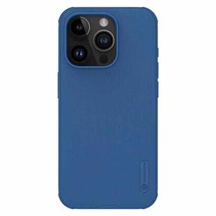 For iPhone 15 Pro NILLKIN Frosted Shield Pro Magnetic Magsafe Phone Case(Blue)