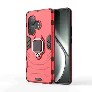 For Realme GT Neo6 SE Shockproof PC + TPU Holder Phone Case(Red)