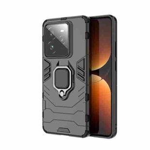 For Realme GT 7 Pro 5G Shockproof PC + TPU Holder Phone Case(Black)