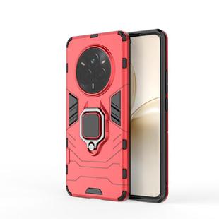 For Realme 14 Pro 5G Global Shockproof PC + TPU Holder Phone Case(Red)