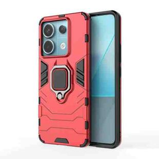 For Xiaomi Redmi Note 13 Pro Shockproof PC + TPU Holder Phone Case(Red)