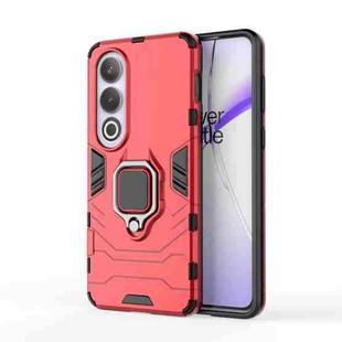 For OnePlus Ace 3V Shockproof PC + TPU Holder Phone Case(Red)