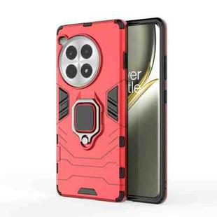 For OnePlus Ace 3 Pro Shockproof PC + TPU Holder Phone Case(Red)