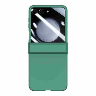 For Samsung Galaxy Z Flip5 Three-stage Integrated PC Skin Feel Shockproof Phone Case(Green)