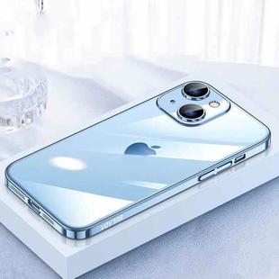 For iPhone 15 Plus SULADA JINGJIA Series Lens Protector PC Phone Case(Sierra Blue)