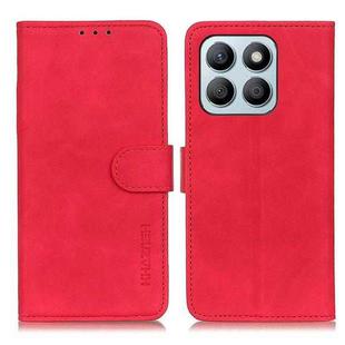 For Honor X8b KHAZNEH Retro Texture Flip Leather Phone Case(Red)