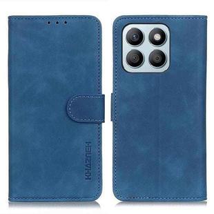 For Honor X8b KHAZNEH Retro Texture Flip Leather Phone Case(Blue)