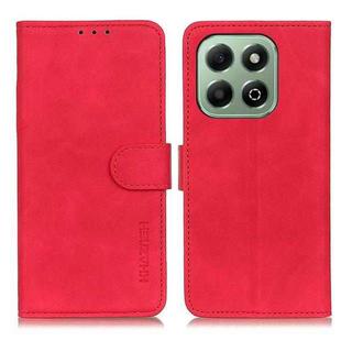 For Honor X6b KHAZNEH Retro Texture Flip Leather Phone Case(Red)