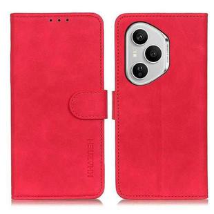 For Honor 400 Pro Global 160.8mm KHAZNEH Retro Texture Flip Leather Phone Case(Red)