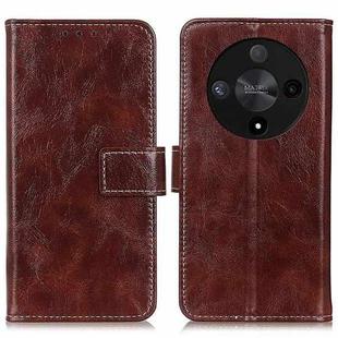 For Honor X9b Retro Crazy Horse Texture Flip Leather Phone Case(Brown)