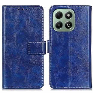 For Honor X6b Retro Crazy Horse Texture Flip Leather Phone Case(Blue)