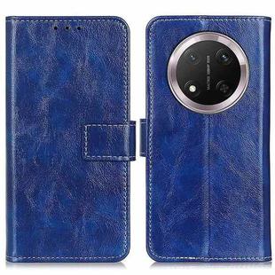 For Honor X9c Retro Crazy Horse Texture Flip Leather Phone Case(Blue)