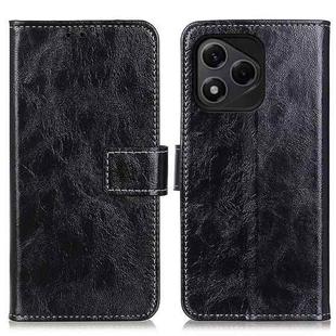 For Honor 400 Lite Global Retro Crazy Horse Texture Flip Leather Phone Case(Black)