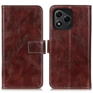 For Honor 400 Lite Global Retro Crazy Horse Texture Flip Leather Phone Case(Brown)