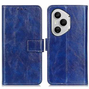 For Honor 400 Pro Global 160.8mm Retro Crazy Horse Texture Flip Leather Phone Case(Blue)
