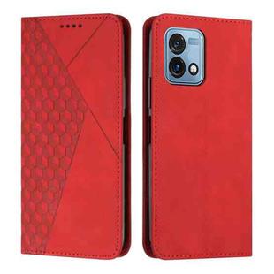 For Motorola Moto G Stylus 4G 2023 Diamond Splicing Skin Feel Magnetic Leather Phone Case(Red)