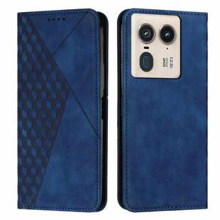 For Motorola Edge 50 Ultra Diamond Splicing Skin Feel Magnetic Leather Phone Case(Blue)