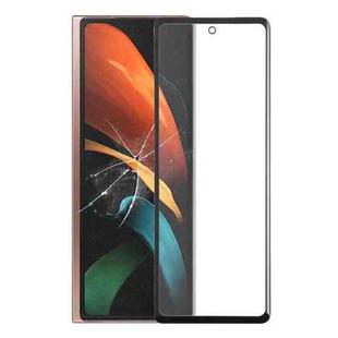 For Samsung Galaxy Z Fold SM-F900/W20 LCD Secondary Screen Outer Glass Lens with OCA Optically Clear Adhesive