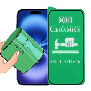 For iPhone 16 9D Full Screen Full Glue Ceramic Film