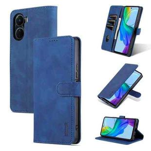 For vivo Y35 5G/Y56 5G/Y02s 4G/Y16 4G AZNS Skin Feel Calf Texture Flip Leather Phone Case(Blue)