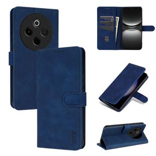 For vivo Y300 Pro AZNS Skin Feel Calf Texture Flip Leather Phone Case(Blue)