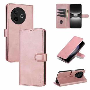 For vivo Y300i 5G / Y39 5G Global AZNS Skin Feel Calf Texture Flip Leather Phone Case(Rose Gold)